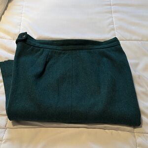 Dark Green Wool pants